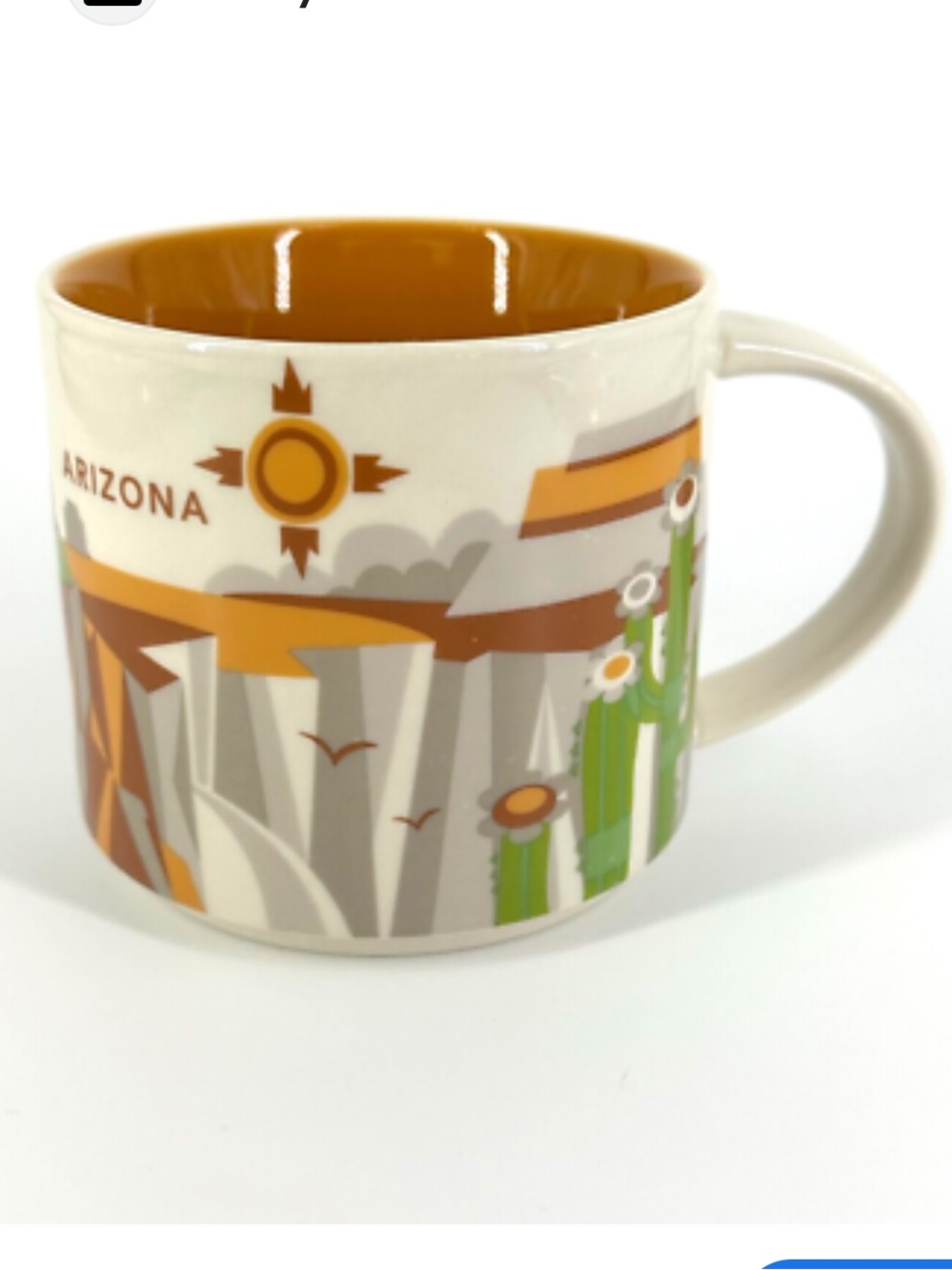 Starbucks You are here Arizona Scenic Ceramic Mug 2013 14oz